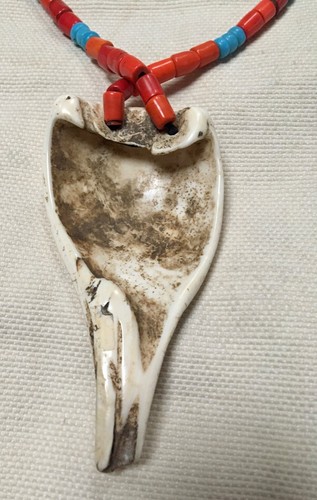 necklace original tribal india from naga tribe - Picture 4 of 5