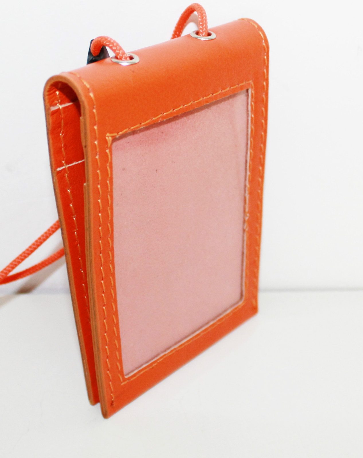 Teskyer Porta Badge, Porta Badge Da Collo, 2 Slot Per Carte, In Pelle PU, Verticale Porta - Foto 4