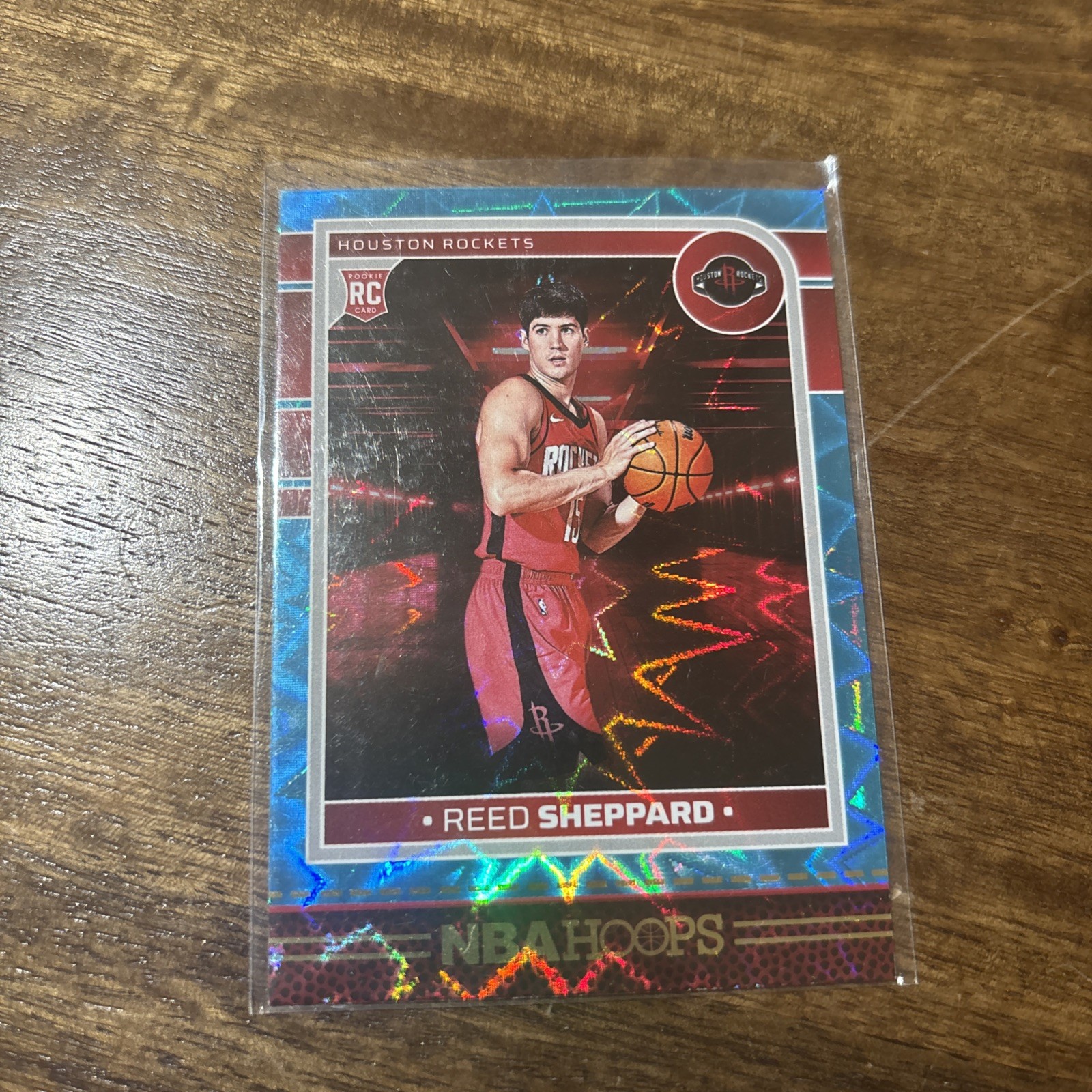 2024-25 Panini NBA HOOPS Rookies Reed Sheppard #233 Teal Explosion (RC)