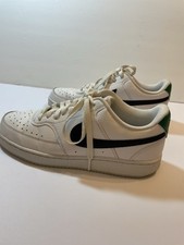 Men's Nike Court Vision White Black Malachite Sneakers Size 8 DH2987 110