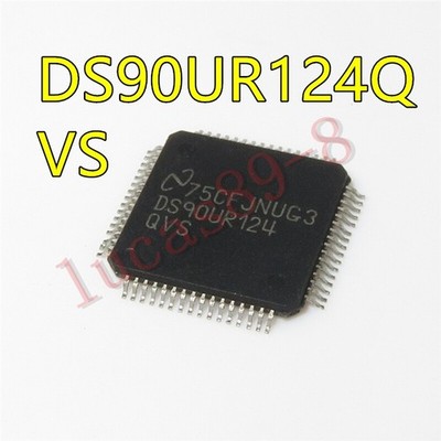 1PCS DS90UR124QVS QFP6 24 bit LVDS serial serial stringing device NEW #pk