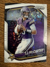 2025 Panini Prizm JJ McCarthy White Disco Prizm #279 Minnesota Vikings SP! *NEW*