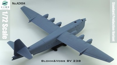 3D printing 1/72   German BV 238  water transport/bombing Aircraft Model  Kit