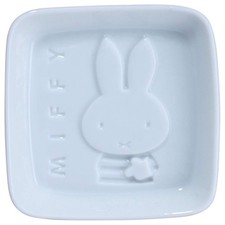 Dick Bruna "Miffy" Soy Sauce Dish Approx. 8cm Diameter Border Made in Japan