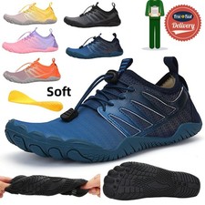 Men/Women Quick Dry Barefoot Water Shoes Aqua Slip-on Soft Swim Shoes for Beach