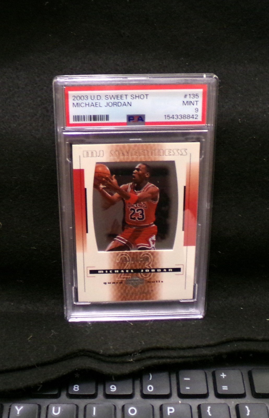 Michael Jordan 2003 Sweet Shot #135 331/799 PSA 9! view 2
