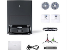 New ECOVACS DEEBOT X1 Omni Robot Vacuum and Mop Combo with Self-Emptying Black