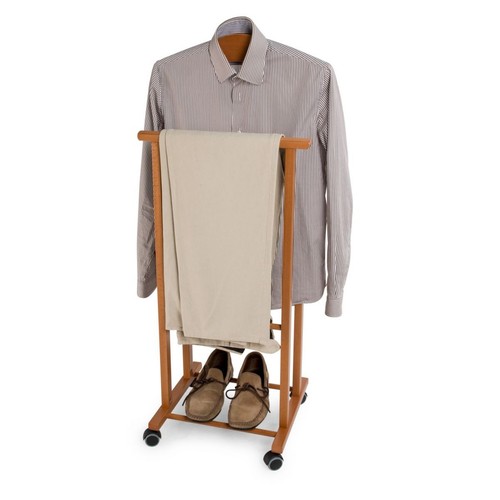 Herrendiener für Schlafzimmer ATRI, Holz - Farbe: Kirsche holz_ Gestell und - Bild 2 von 4