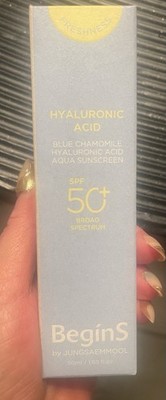 BEGINS by Jungsaemmool Blue Camomile Hyaluronic Acid Aqua Sun Cream 50ml