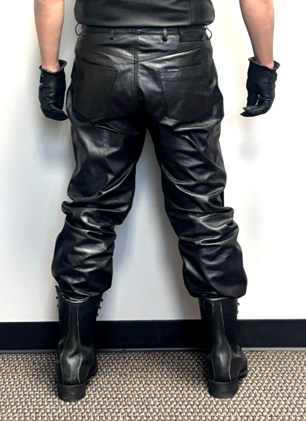Genuine Harley Davidson Leather Pants CA-03402 Size 38 | eBay