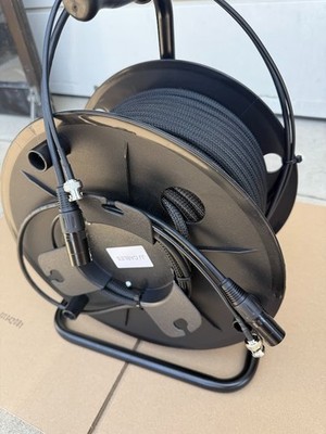 200FT 2 ChannelCAT6 Shielded + SDI BNC Male4505R 12G 4K UHD Snake Digital onReel