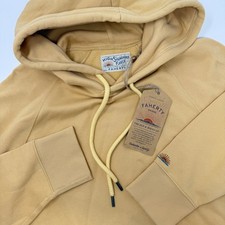 FAHERTY High Standard Fleece Hood Sye Sun Yellow Hoodie Men's Small NEW