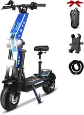 Adult Electric Scooter, 6000W Motor 60V38AH/33AH Battery 55/50Mph 60 Miles Max R