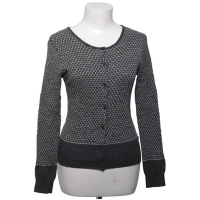 Nice Things, Strickjacke, Damen, Größe: S, WK7039, Grau/Weiß, Wolle #RWE