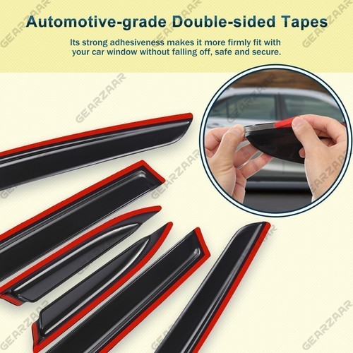 6pcs For Honda CR-V CRV 2023-2025 Window Visors Vent Shade Rain Guards Deflector - Picture 15 of 20