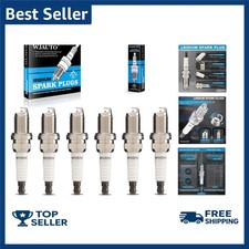 Spark Plugs Iridium 6 Pack, Pre-Gapped Buj as Sparkplugs OEM Replacement for Ac