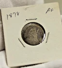 1878 US Seated Liberty Dime 10c AG/G