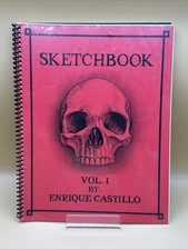 Enrique Castillo Sketchbook Volume 1 Tattoo Artist Legendary Extremely Rare HTF