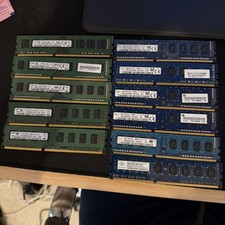  Lot of 11 Mixed Brand 2GB/4GB/8GB PC3 DDR3 Memory USED 