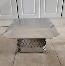 Stainless Steel Single Flue Chimney Cap 9"x9"