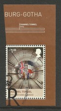 GB 2012 QE2 £1 Age Windsor Channel Tunnel 1996 Umm Ex Fdc M/S SG 3270 ( K943 )