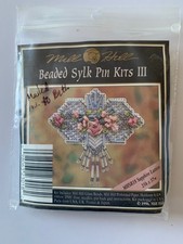 Mill Hill Beaded Sylk Pin Kits III MHSR18 Sapphire Lattice Stitch  Bead Kit