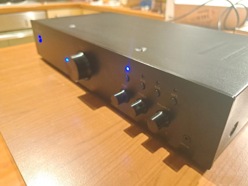 Auna Av2-Cd508 Amplificatore Hi-Fi finale di potenza (600 Watt Rms, Rca, Aux, eq - Immagine 3 di 4