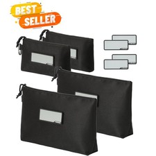 4-Pack Tool Pouch Zipper Bag,Multipurpose Storage pouch,Small Tool Bag,Tactic...