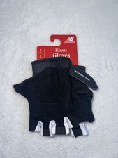 New Balance Womens Black Fitness Gloves Finge...