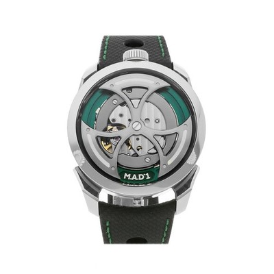 M.A.D.1 Edition 1 Green by MB&F Steel Auto Watch 42mm Strap M.A.D.1 GREEN