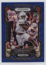 2024 Panini Prizm Draft Picks Blue Wave Prizm 39/249 Adonai Mitchell #176 04mf