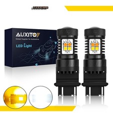 Amberwhite Flashing Stop Light Auxito 3157 Led Strobe Brake Lights Bulbs2-10x