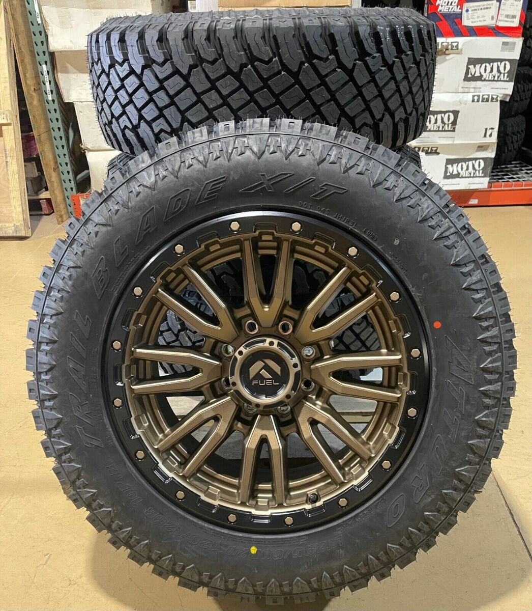 20x9 Fuel D681 Rebel Bronze Wheels 2956020 34