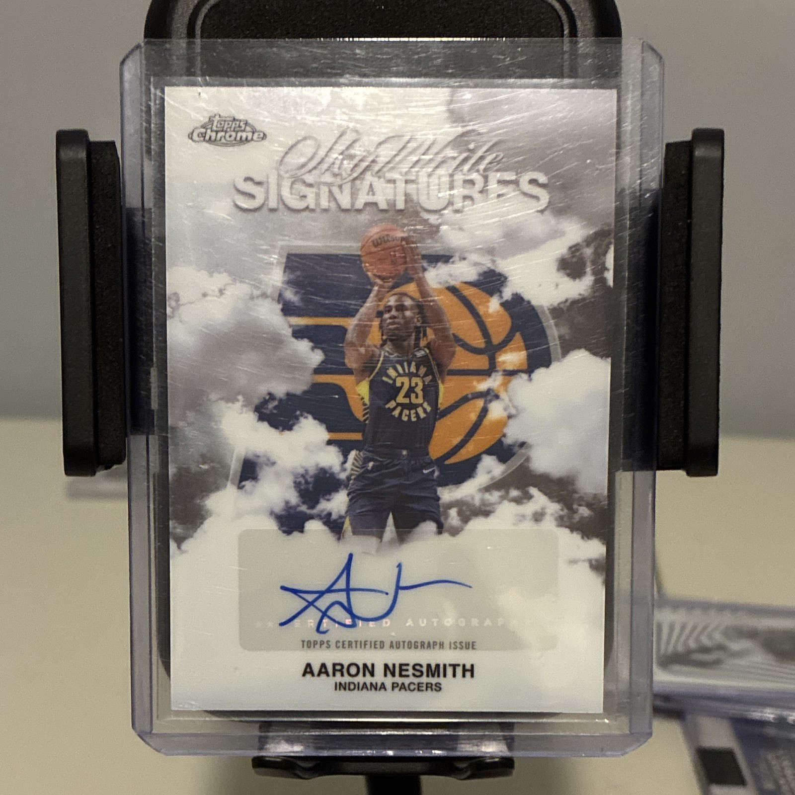 Topps 2025-26 Chrome Sky-Write Signatures Aaron Nesmith Auto SWS-AN