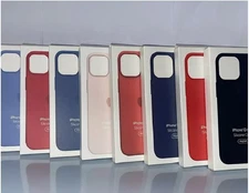 For iPhone 13 Pro Max 6.7'' 13 Pro 6.1'' Original Silicone Phone Case MagSafe