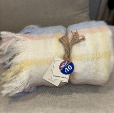 Mohair Style Multicoloured Throw