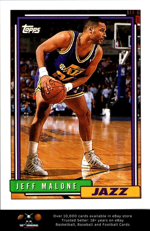 1992-93 Topps BASKETBALL #130 Jeff Malone