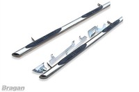 Bragan™ Sidebars + Trittstufen FüR Vauxhall Opel Mokka 2013+ Edelstahlrohr