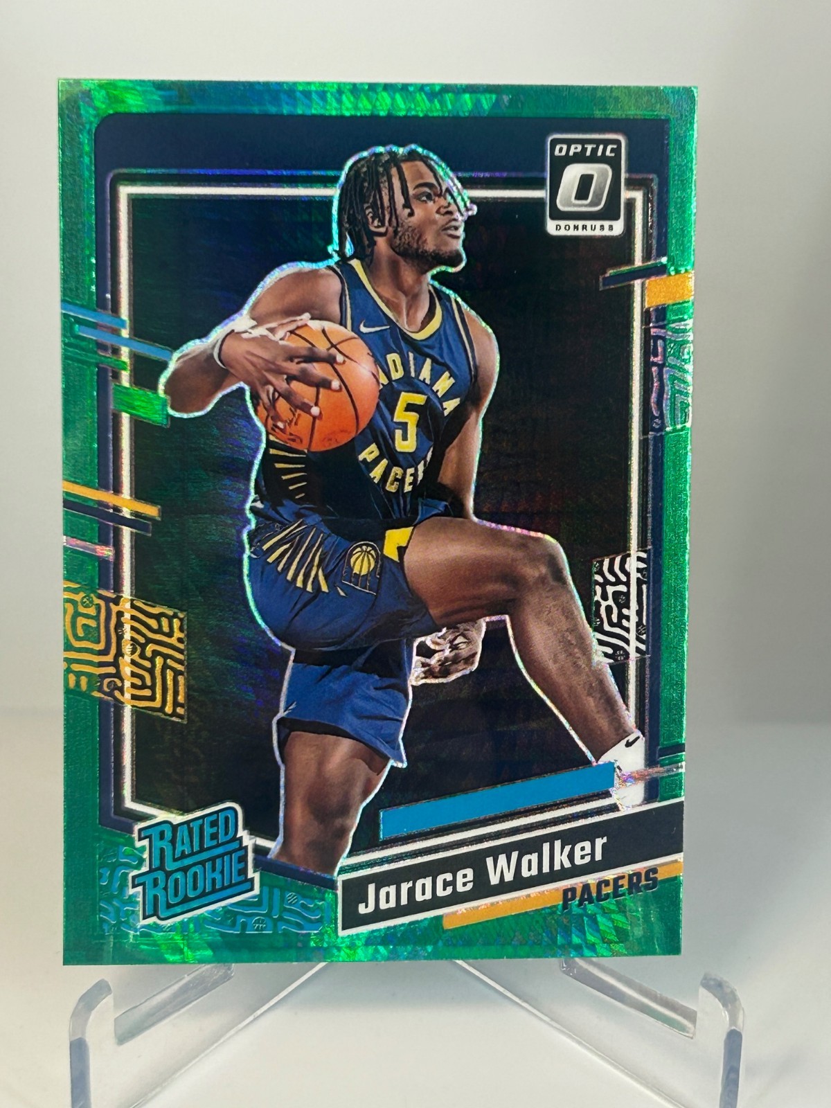 2023-24 Optic - Rated Rookie Jarace Walker #226 Green Hyper Prizm (RC)