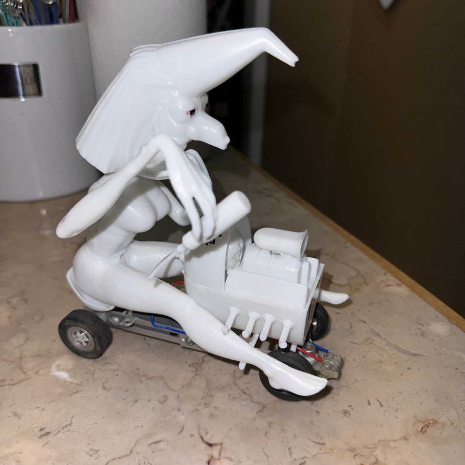 Coche Ranura Vintage Escala 1/24, DRAG HAG Hecho a Medida, En Chasis AMT Foto 3 de 4