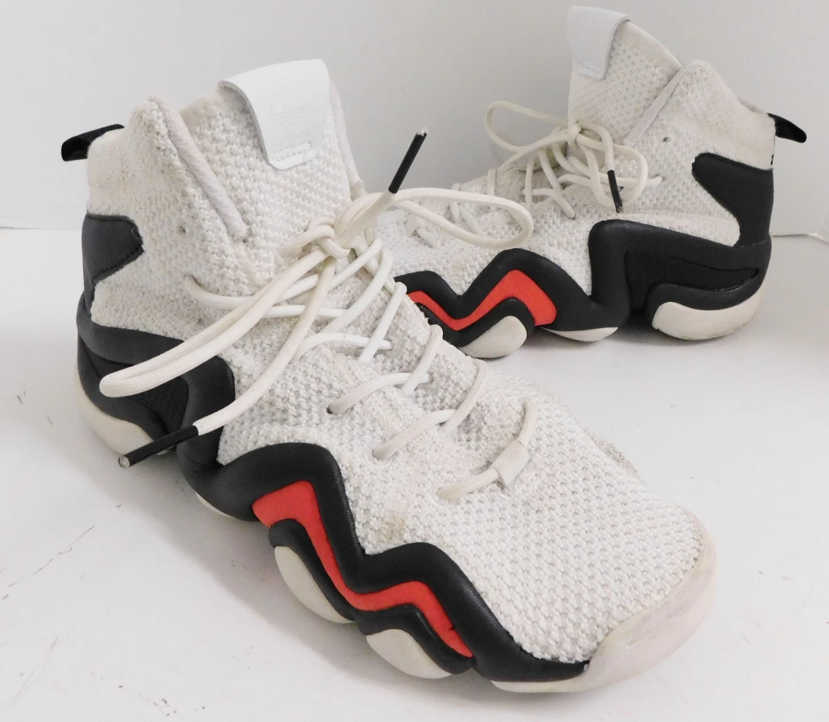 adidas Crazy 8 ADV Primeknit White Black Red for Sale