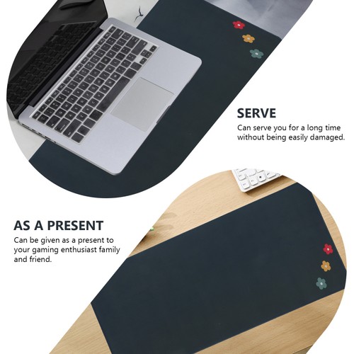 Decorative Mousepad Big Rubber Mousepad Computer Desk Pad Desk Table Protector - Afbeelding 8 van 12