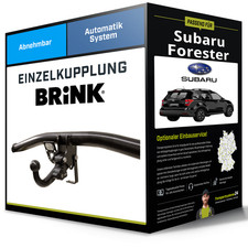 Abnehmbare Anhängerkupplung für SUBARU Forester 01.2008-02.2013 Typ SH Brink NEU