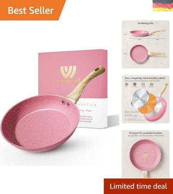 Antihaft Bratpfanne 20 cm, Pfanne Induktion mit Keramik Antihaftbeschichtung ...