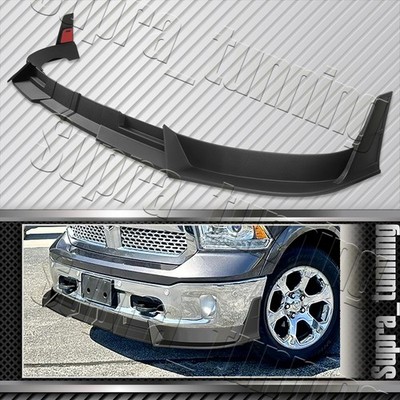 BLK Front Bumper Spoiler Lip For 2013-2018 Ram 1500 / 2019-2024 Ram 1500 Classic