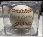 Mickey Mantle Autographed Original Baseball PSA Authenticated New York Yankees