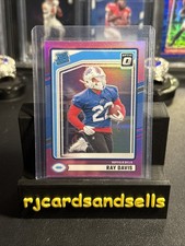 2024 Panini Donruss - Rated Rookie Ray Davis #316 Optic Preview Pink Prizm (RC)