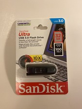 New  SanDisk Ultra USB 3.0 Flash Drives 32GB  USB 3.0