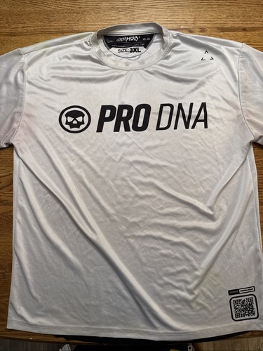 Infamous Paintball Pro DNA Tech T-Shirt Men's 3XL White USED