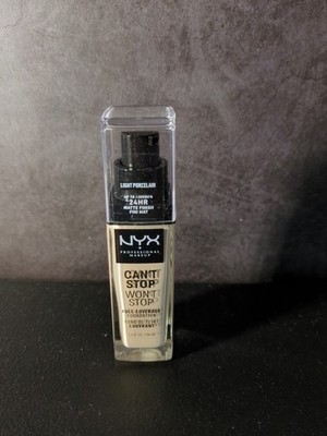 NYX PROFESSIONAL MAKEUP Can't Stop Won't Stop Foundation Light Porcelain Matte